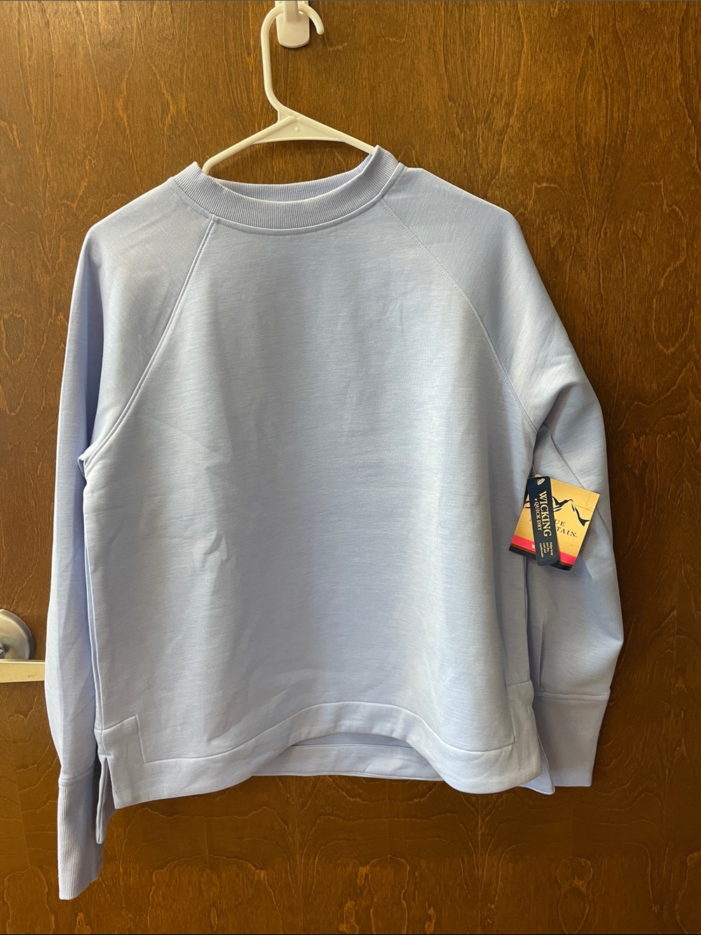 Men's Light Blue Crewneck Sweatshirt - Casual Everyday Pullover